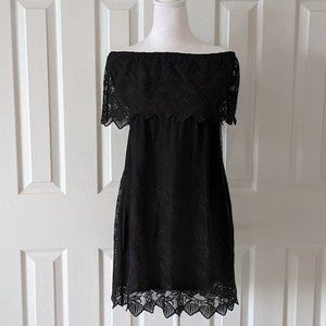 EXPRESS Women's Strapless Cutout Dress  Size S  Black NWOT